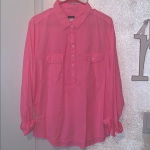 JCrew Half Button Shirt